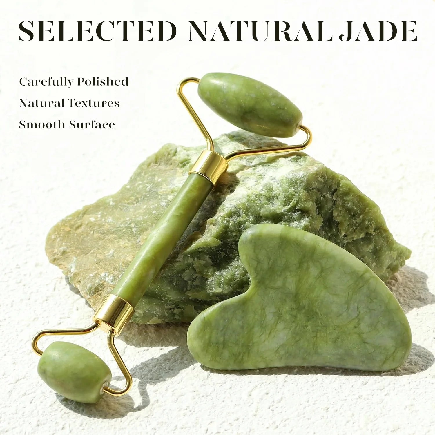 Green Jade Facial Roller