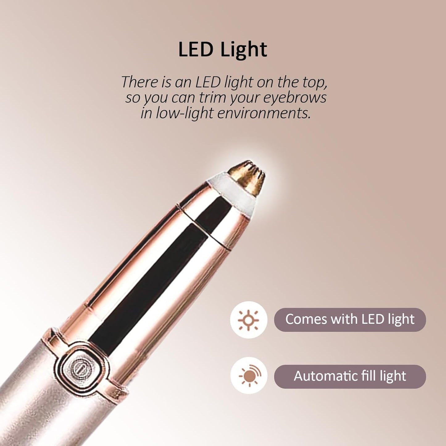 Hair Trimmer for Facial and Body Grooming