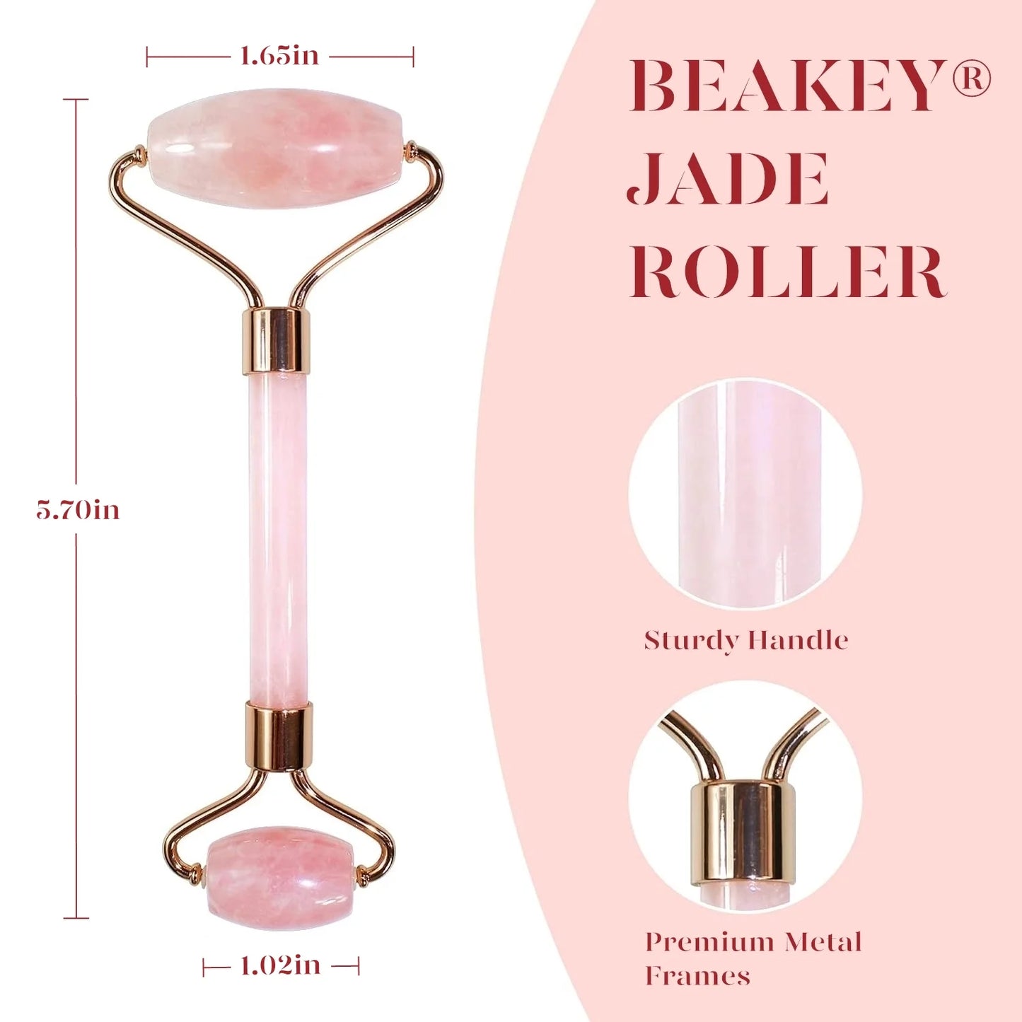 Pink Jade Roller
