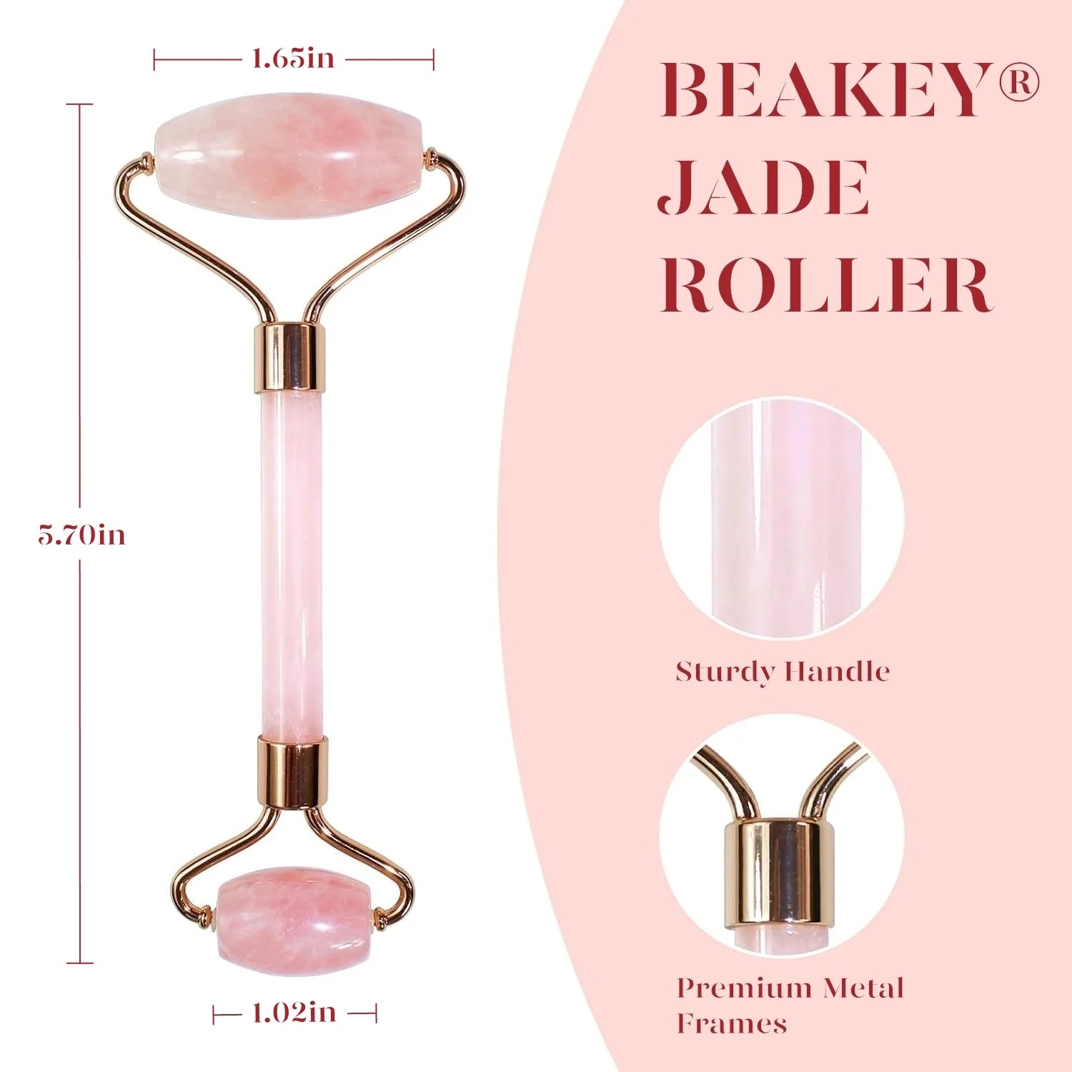Pink Jade Roller