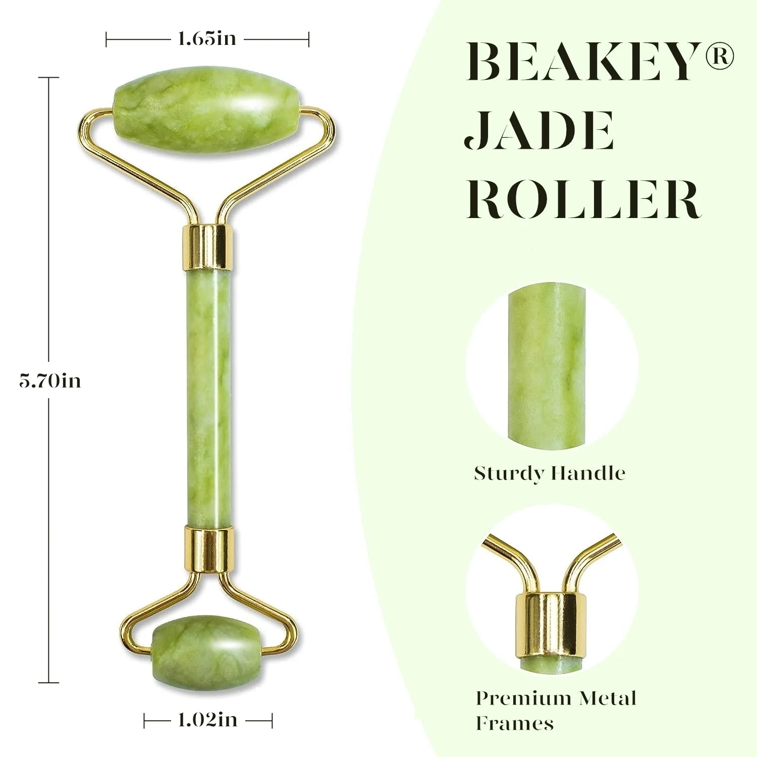 Green Jade Facial Roller