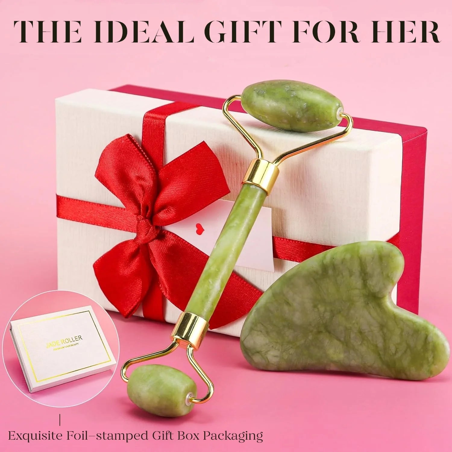 Green Jade Facial Roller