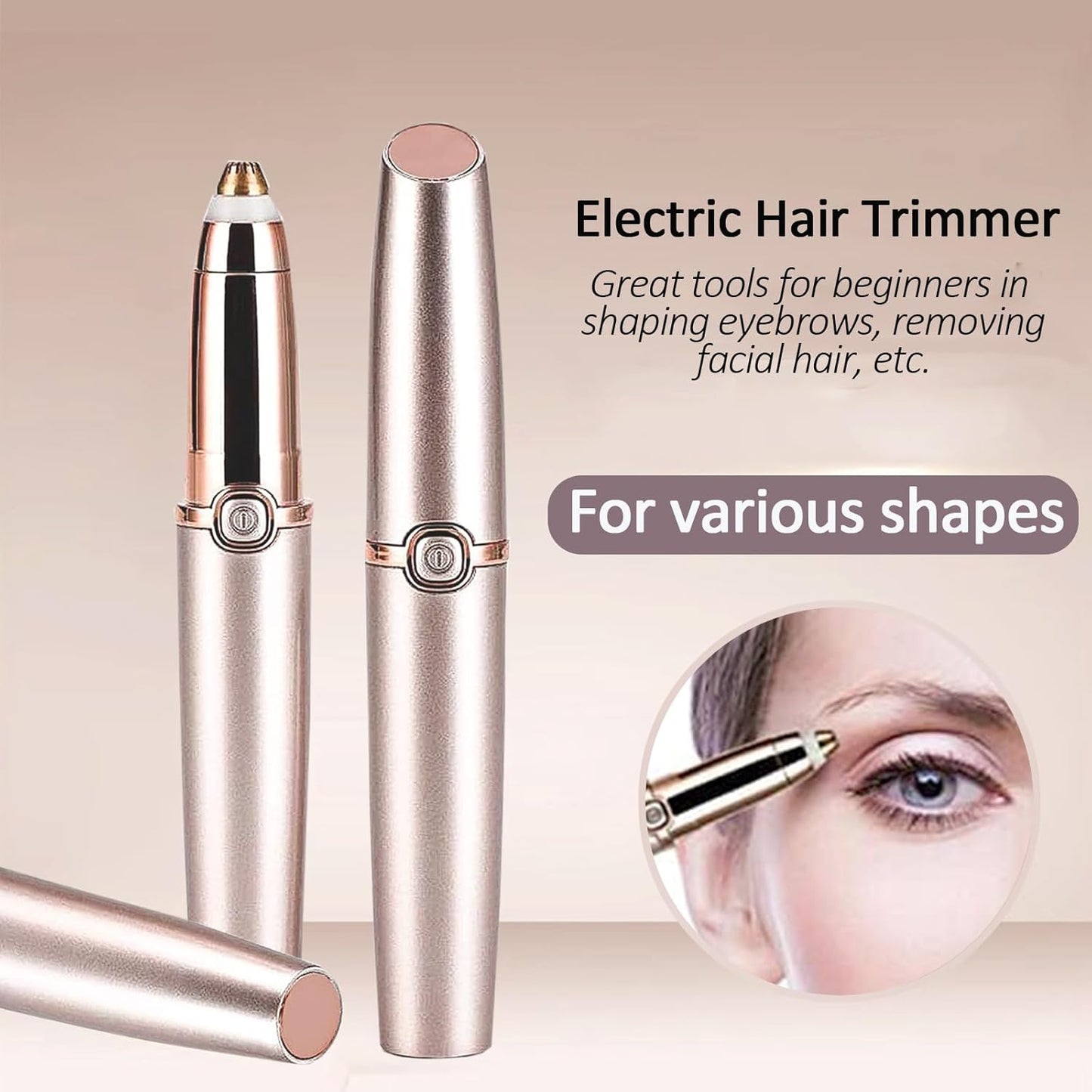 Hair Trimmer for Facial and Body Grooming